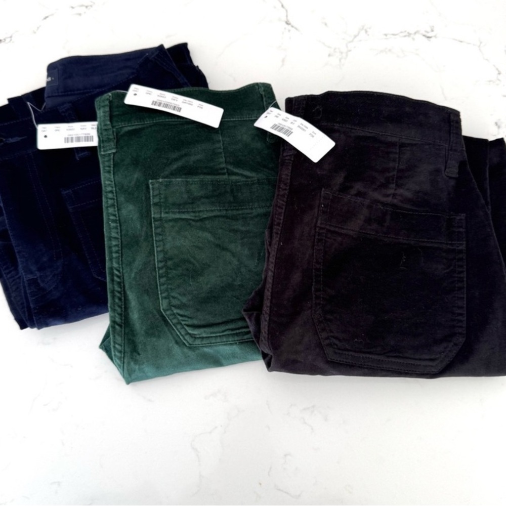 J. Crew Pants,3 velvet Billi Demi Boot NWT! 26P